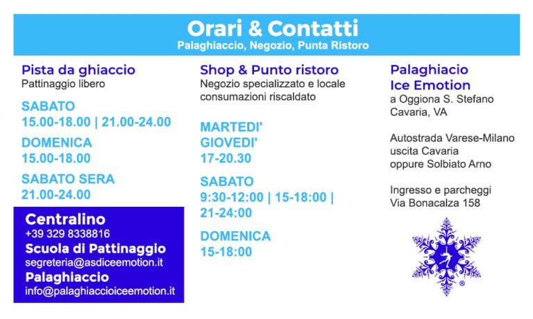Orari Contatti